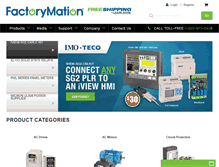 Tablet Screenshot of factorymation.com